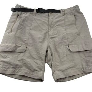 The North Face Cargo Shorts Mens XL Gorpcore Nylon Regular Grey Hiking Outdoor
